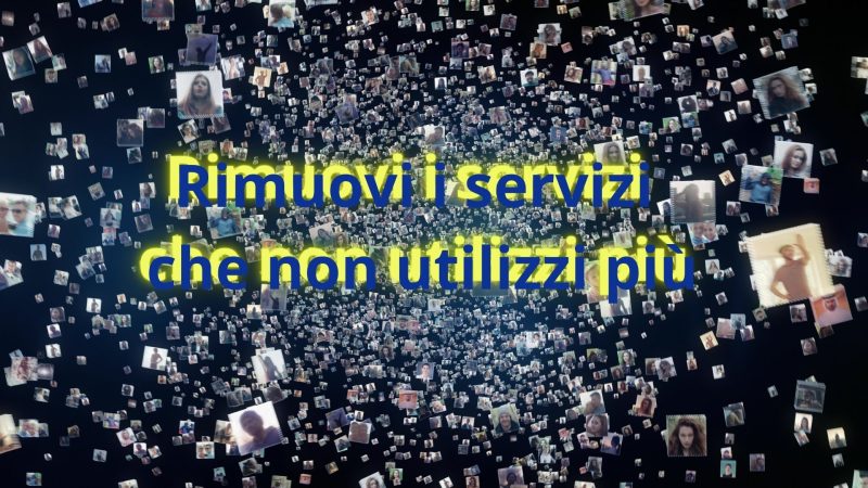 Rimuovi i servizi che non utilizzi più