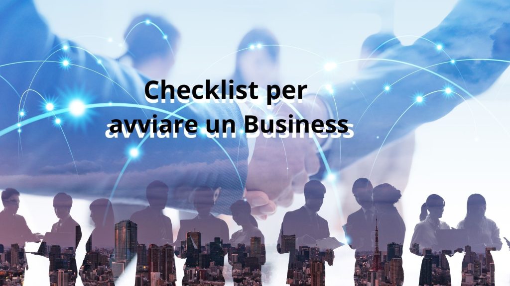 Checklist per avviare un attività