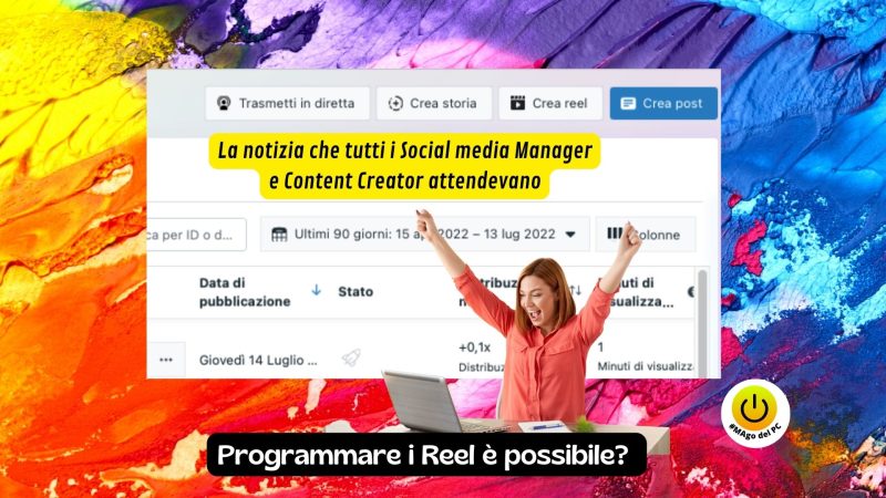 Programmare i reel di Instagram