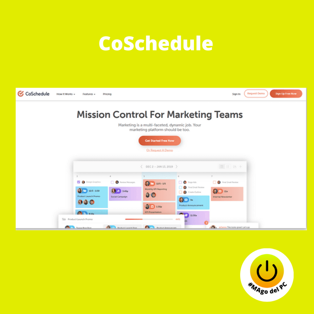 Co schedule