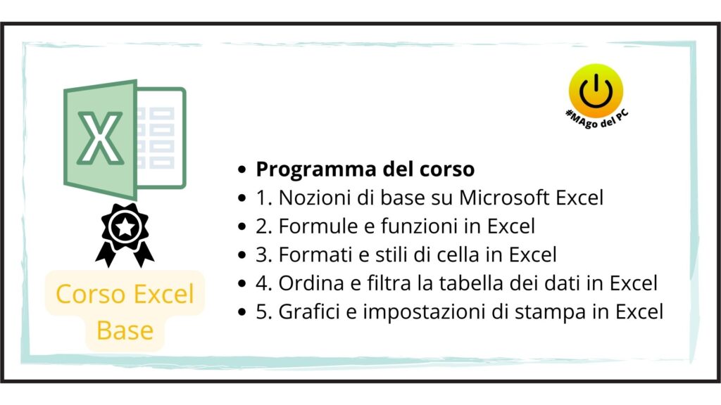 Corso di Excel Base