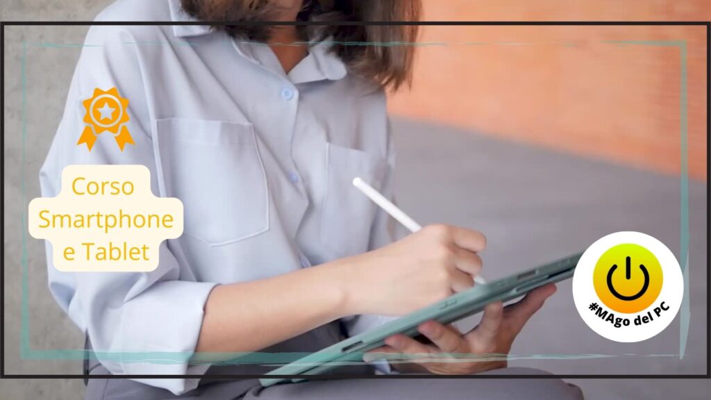 Corso marketing e tablet
