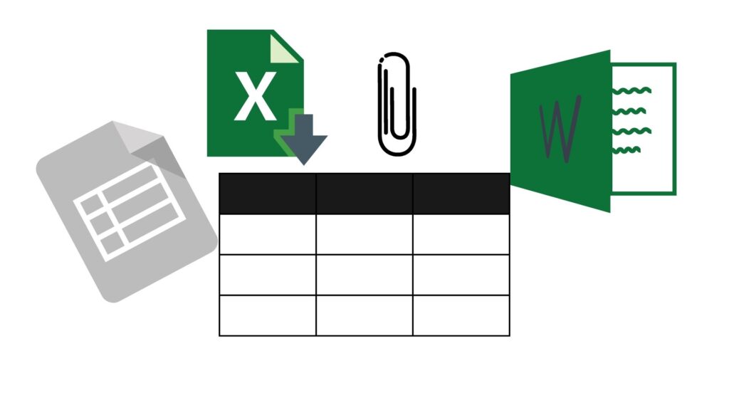 inserire una tabella Excel in Word: come fare?