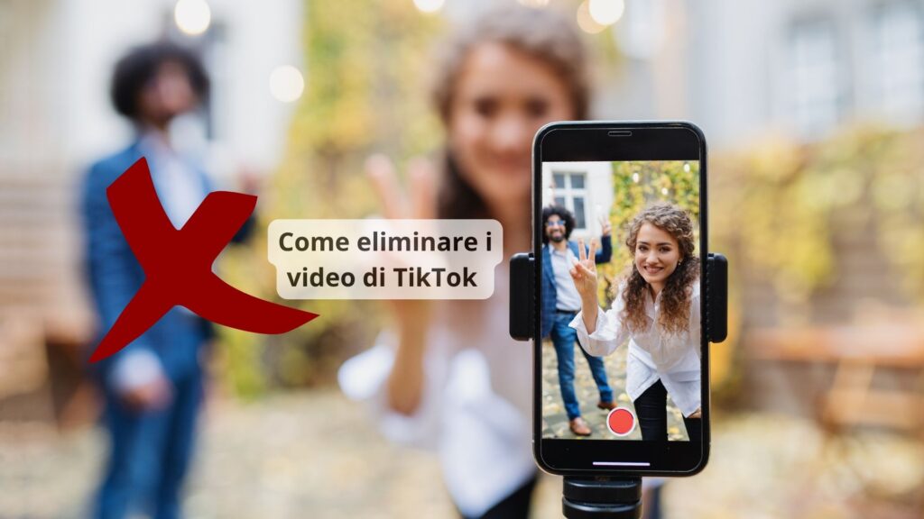 come eliminare i video di TikTok