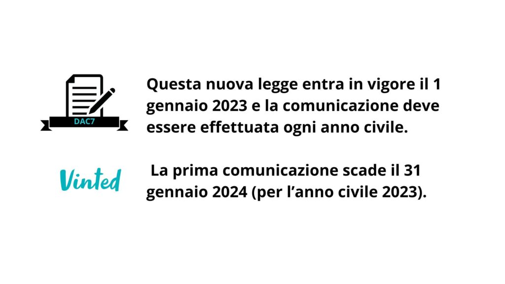 Comunicazione DAC7: devo dichiarare le vendite su Vinted?