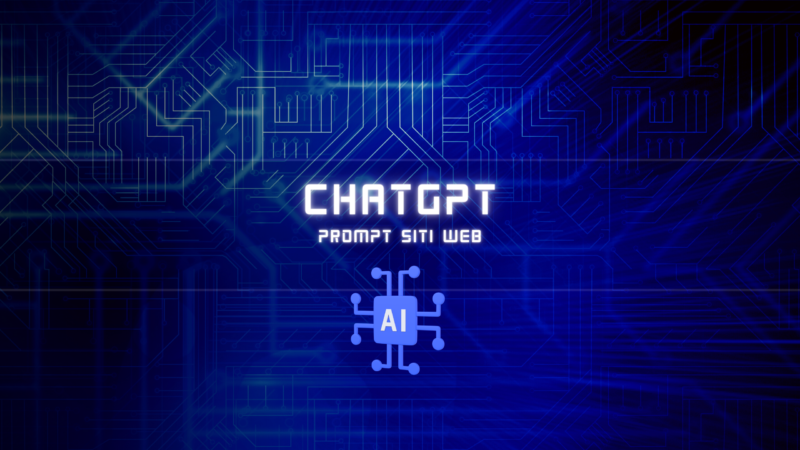 ChatGPT e prompt Siti Web